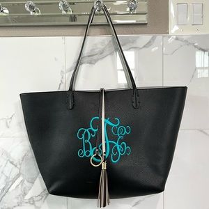 Black Monogrammed Boutique Bag